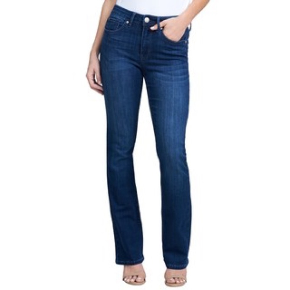 Seven7 medium wash mid rise Bootcut size 27